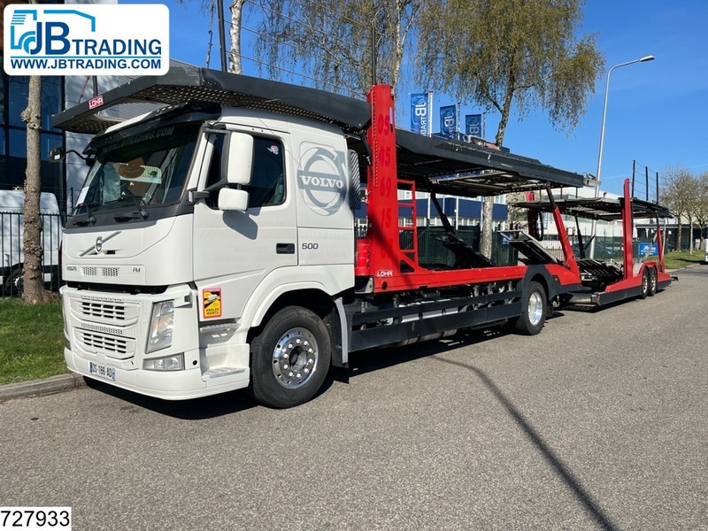 Volvo FM 500 EURO 6, Lohr, Multilohr, Retarder, Combi - Camion porte-voitures: photos 1 Volvo FM 500 EURO 6, Lohr, Multilohr, Retarder, Combi - Camion porte-voitures: photos 1