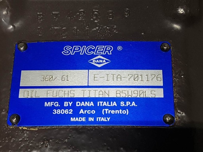 Ahlmann AZ150-4181908A-Spicer Dana 360/61-Transmission - Boîte de vitesse et pièces pour Engins de chantier: photos 5 Ahlmann AZ150-4181908A-Spicer Dana 360/61-Transmission - Boîte de vitesse et pièces pour Engins de chantier: photos 5
