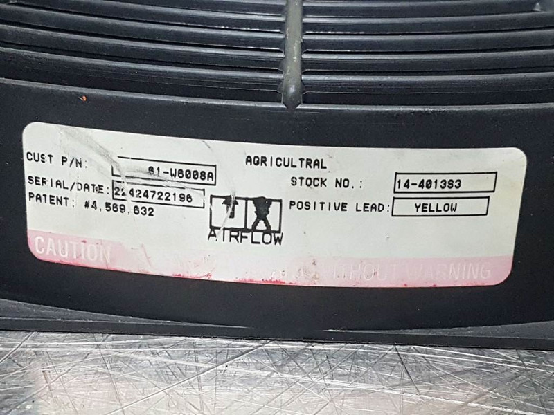 Ahlmann AZ210E-Spal 12VDC-Fan/Lüfter/Ventilator - Système électrique pour Engins de chantier: photos 4 Ahlmann AZ210E-Spal 12VDC-Fan/Lüfter/Ventilator - Système électrique pour Engins de chantier: photos 4