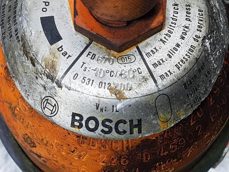 Atlas 1704MH-Bosch 0531012700-Accumulator/Hydrospeicher - Hydraulique pour Engins de chantier: photos 4 Atlas 1704MH-Bosch 0531012700-Accumulator/Hydrospeicher - Hydraulique pour Engins de chantier: photos 4