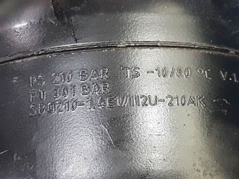 Hydac SBO210-1,4E1/112U-210AK-3041953-Accumulator - Hydraulique pour Engins de chantier: photos 3 Hydac SBO210-1,4E1/112U-210AK-3041953-Accumulator - Hydraulique pour Engins de chantier: photos 3