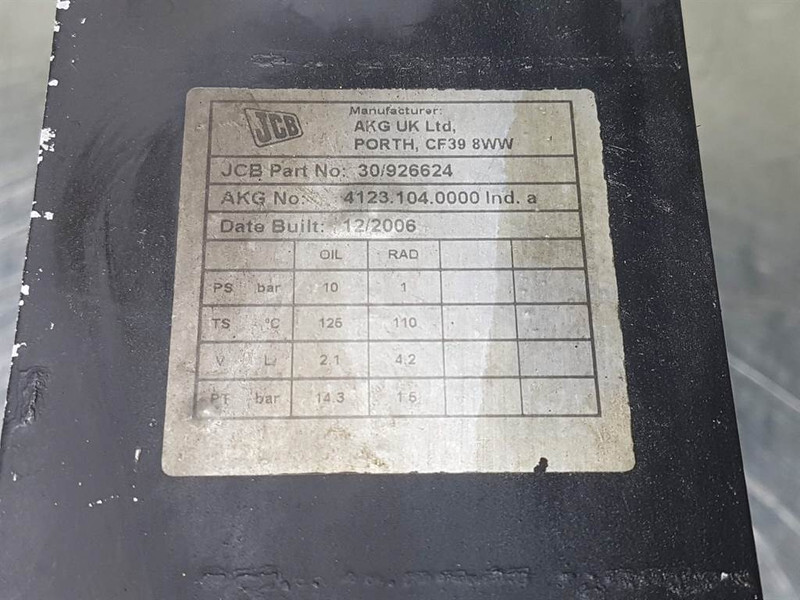 JCB 30/926624-AKG 4123.104.0000-Cooler/Kühler/Koeler - Moteur et pièces pour Engins de chantier: photos 4 JCB 30/926624-AKG 4123.104.0000-Cooler/Kühler/Koeler - Moteur et pièces pour Engins de chantier: photos 4
