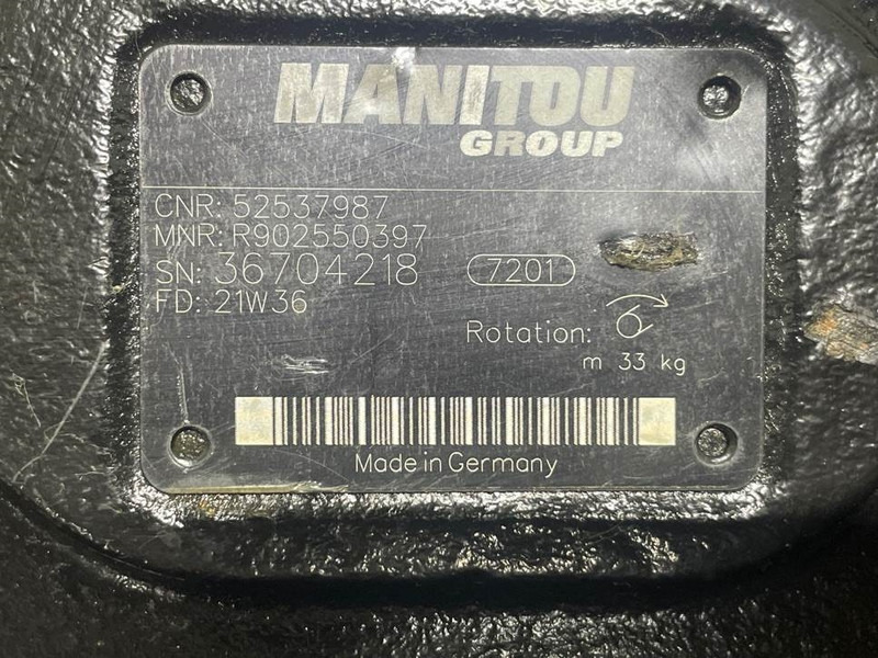 Manitou MLT635/741/940-52537987-Drive pump/Fahrpumpe - Hydraulique pour Engins de chantier: photos 5 Manitou MLT635/741/940-52537987-Drive pump/Fahrpumpe - Hydraulique pour Engins de chantier: photos 5