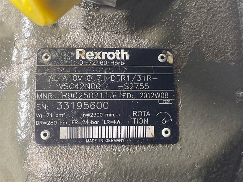 New Holland W110C-Rexroth A10VO71DFR1/31R-Load sensing pump - Hydraulique pour Engins de chantier: photos 5 New Holland W110C-Rexroth A10VO71DFR1/31R-Load sensing pump - Hydraulique pour Engins de chantier: photos 5