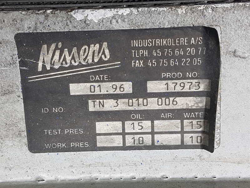 Nissens TN3010006-Cooler/Kühler/Koeler - Moteur pour Engins de chantier: photos 4 Nissens TN3010006-Cooler/Kühler/Koeler - Moteur pour Engins de chantier: photos 4