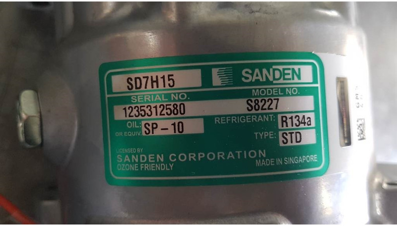SANDEN SD7H15-S8227-Compressor/Kompressor/Aircopom - Moteur et pièces pour Engins de chantier: photos 3 SANDEN SD7H15-S8227-Compressor/Kompressor/Aircopom - Moteur et pièces pour Engins de chantier: photos 3
