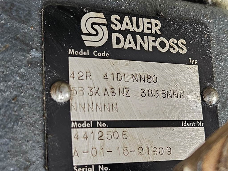 Crédit-bail Sauer Danfoss 42R41DLNN805B3XAGNZ3838-Hydrauliekpomp Sauer Danfoss 42R41DLNN805B3XAGNZ3838-Hydrauliekpomp: photos 6