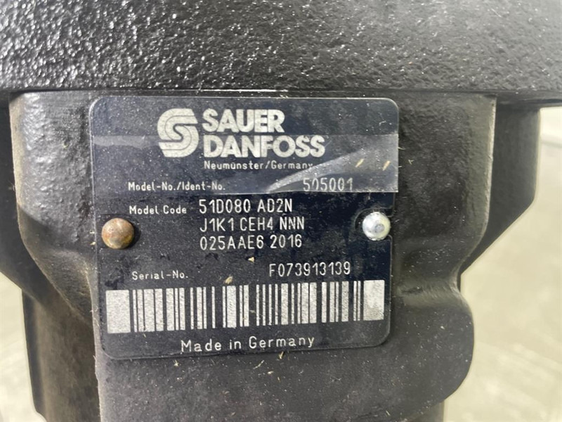 Sauer Danfoss 51D080AD2N-Drive motor/Fahrmotor/Rijmotor - Hydraulique pour Engins de chantier: photos 4 Sauer Danfoss 51D080AD2N-Drive motor/Fahrmotor/Rijmotor - Hydraulique pour Engins de chantier: photos 4