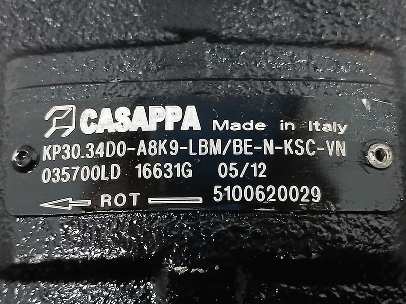 Terex TL120-5100620029-Casappa KP30.34D0-Gearpump - Hydraulique pour Engins de chantier: photos 5 Terex TL120-5100620029-Casappa KP30.34D0-Gearpump - Hydraulique pour Engins de chantier: photos 5