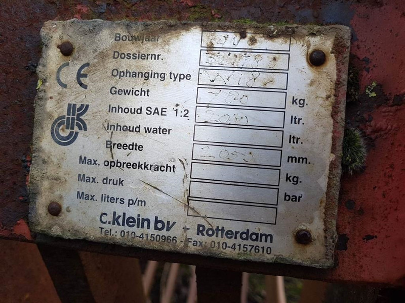 Verachtert SW2003-C. Klein W18-2,50 mtr-Skeleton bucket - Godet: photos 3 Verachtert SW2003-C. Klein W18-2,50 mtr-Skeleton bucket - Godet: photos 3