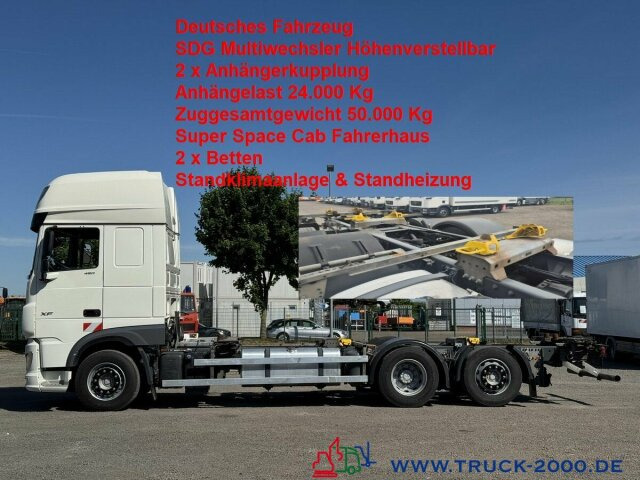 DAF 480 SSC BDF SDG Multiwechsler 2Betten Standklima - Camion porte-conteneur/ Caisse mobile: photos 1 DAF 480 SSC BDF SDG Multiwechsler 2Betten Standklima - Camion porte-conteneur/ Caisse mobile: photos 1