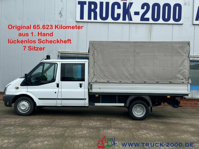 Ford Transit FT 460 DoKa 7 Sitzer Nur 65.623KM 1.Hand - Véhicule utilitaire plateau baché, Utilitaire double cabine: photos 1 Ford Transit FT 460 DoKa 7 Sitzer Nur 65.623KM 1.Hand - Véhicule utilitaire plateau baché, Utilitaire double cabine: photos 1