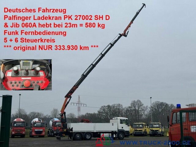 MAN TGS 26.400 PK 27002 SH+ Jib 25m Höhe 30m möglich - Camion plateau, Camion grue: photos 1 MAN TGS 26.400 PK 27002 SH+ Jib 25m Höhe 30m möglich - Camion plateau, Camion grue: photos 1