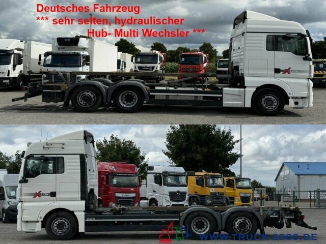 MAN TGX 26.480 XLX Haus Bett hydr Hub Multi Wechsler - Camion porte-conteneur/ Caisse mobile: photos 1 MAN TGX 26.480 XLX Haus Bett hydr Hub Multi Wechsler - Camion porte-conteneur/ Caisse mobile: photos 1