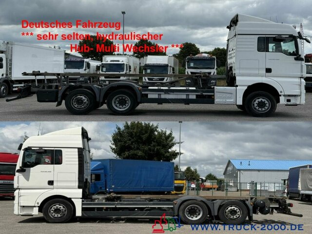 MAN TGX 26.480 XLX Haus Bett hydr Hub Multi Wechsler - Camion porte-conteneur/ Caisse mobile: photos 1 MAN TGX 26.480 XLX Haus Bett hydr Hub Multi Wechsler - Camion porte-conteneur/ Caisse mobile: photos 1