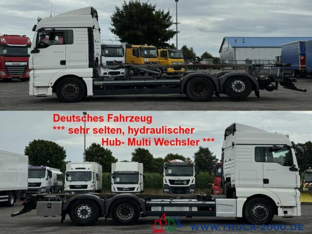 MAN TGX 26.480 XLX Haus Bett hydr Hub Multi Wechsler - Camion porte-conteneur/ Caisse mobile: photos 1 MAN TGX 26.480 XLX Haus Bett hydr Hub Multi Wechsler - Camion porte-conteneur/ Caisse mobile: photos 1