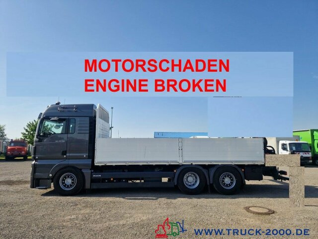 MAN TGX 26.500 Motorschaden / Engine broken - Camion plateau, Camion grue: photos 1 MAN TGX 26.500 Motorschaden / Engine broken - Camion plateau, Camion grue: photos 1