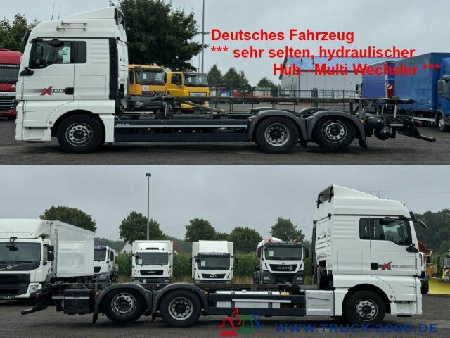 MAN TGX 26.500 XLX Haus Bett hydr Hub Multi Wechsler - Camion porte-conteneur/ Caisse mobile: photos 1 MAN TGX 26.500 XLX Haus Bett hydr Hub Multi Wechsler - Camion porte-conteneur/ Caisse mobile: photos 1