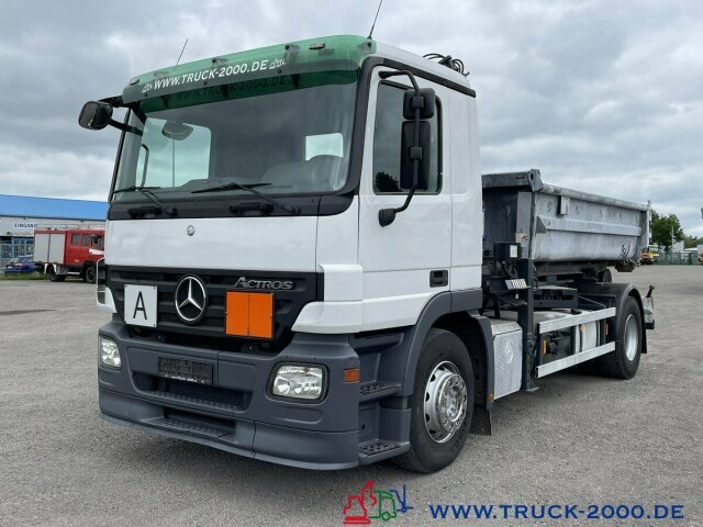 Mercedes-Benz 1841L Abroller + Kran + FB 7.6m=1.2 t. - Camion ampliroll, Camion grue: photos 2 Mercedes-Benz 1841L Abroller + Kran + FB 7.6m=1.2 t. - Camion ampliroll, Camion grue: photos 2