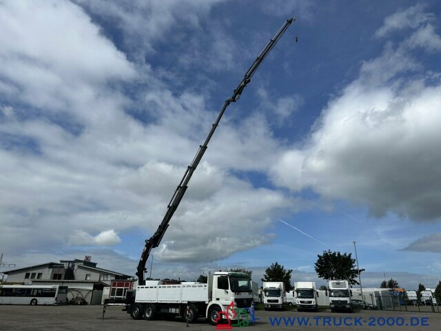 Mercedes-Benz Actros 3244 Hiab 377 FlyJib+ Winde Hakenhöhe 30m - Camion plateau, Camion grue: photos 3 Mercedes-Benz Actros 3244 Hiab 377 FlyJib+ Winde Hakenhöhe 30m - Camion plateau, Camion grue: photos 3