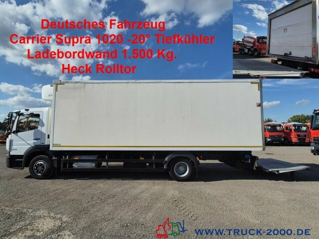 Mercedes-Benz Atego 1530 Tiefkühler Carrier Supra Rolltor+ LBW - Camion frigorifique: photos 1 Mercedes-Benz Atego 1530 Tiefkühler Carrier Supra Rolltor+ LBW - Camion frigorifique: photos 1