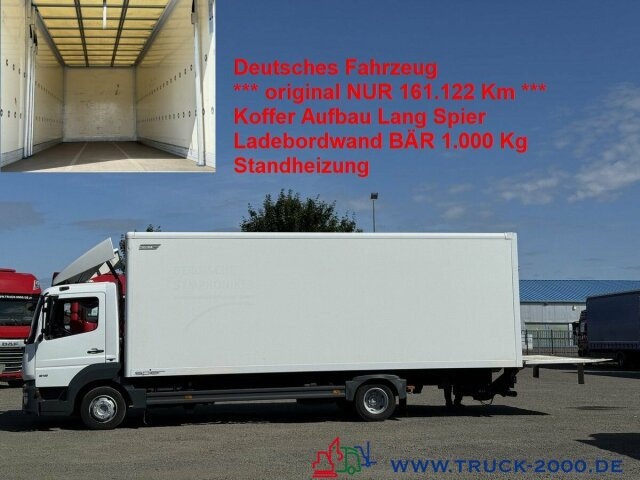 Mercedes-Benz Atego 818 Lang Koffer Ladebordwand BÄR 1.000kg - Fourgon: photos 1 Mercedes-Benz Atego 818 Lang Koffer Ladebordwand BÄR 1.000kg - Fourgon: photos 1