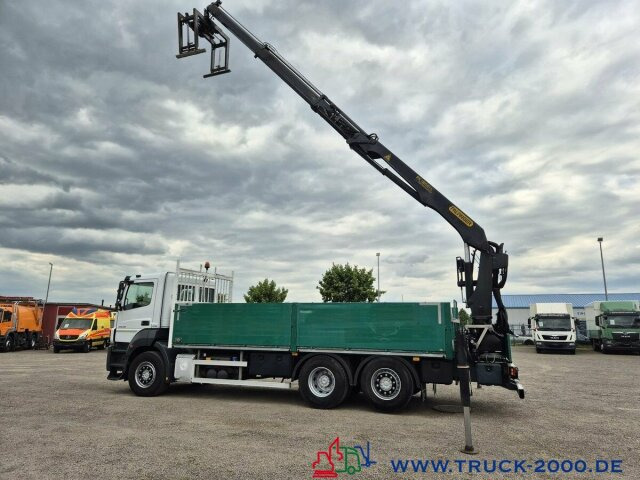 Camion plateau, Camion grue Mercedes-Benz Axor 2536 Palfinger PK 18001 HP Nur 233.964 KM: photos 9