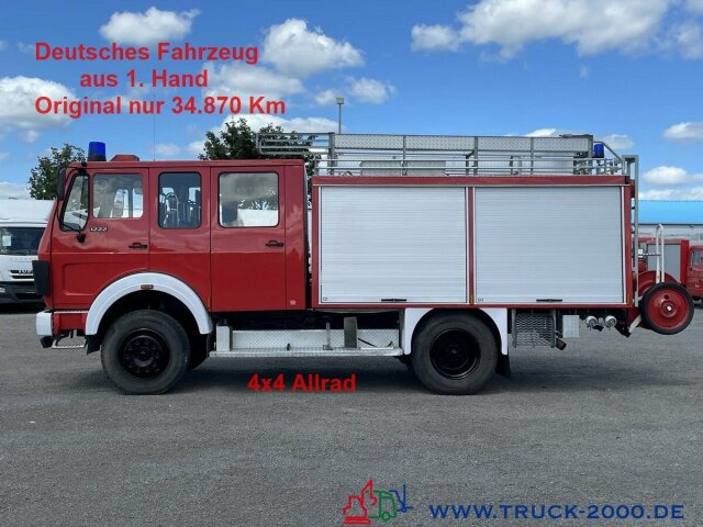 Mercedes-Benz LK 1222 4x4 Ziegler Feuerwehr 1620 L.Tank +Pumpe - Camion fourgon: photos 1 Mercedes-Benz LK 1222 4x4 Ziegler Feuerwehr 1620 L.Tank +Pumpe - Camion fourgon: photos 1