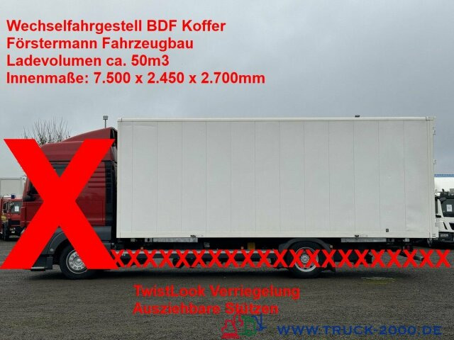 Wechselbrücke BDF Koffer Förstermann ca. 50 m3 - Carrosserie fourgon: photos 1 Wechselbrücke BDF Koffer Förstermann ca. 50 m3 - Carrosserie fourgon: photos 1
