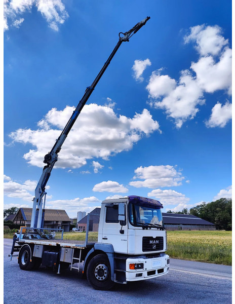 MAN 18.410 F2000 Cormach 22000 E4F + jib - Camion plateau, Camion grue: photos 1 MAN 18.410 F2000 Cormach 22000 E4F + jib - Camion plateau, Camion grue: photos 1