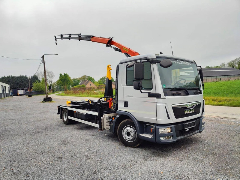 MAN TGL 12.250 City-Abroller Container + Palfinger PK5001 Remote - Camion ampliroll, Camion grue: photos 2 MAN TGL 12.250 City-Abroller Container + Palfinger PK5001 Remote - Camion ampliroll, Camion grue: photos 2