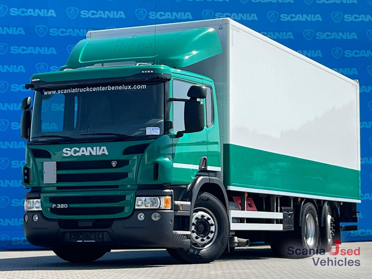 SCANIA P 320 DB6x2*4MNB RETARDER FULL AIR 8T TAIL LIFT 2T - Camion fourgon: photos 1 SCANIA P 320 DB6x2*4MNB RETARDER FULL AIR 8T TAIL LIFT 2T - Camion fourgon: photos 1