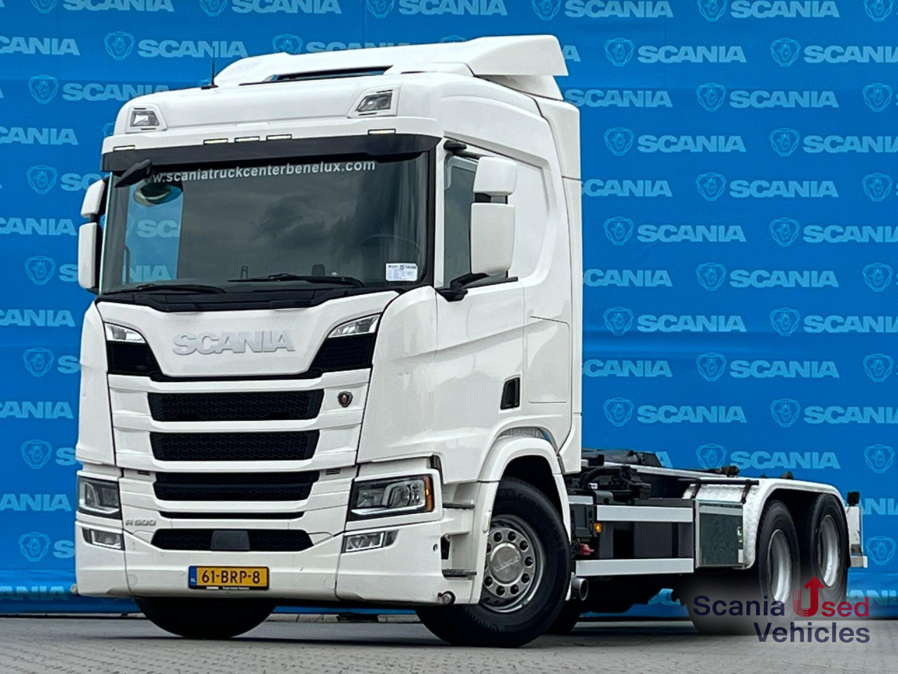 SCANIA R 500 B6x2NB HOOKLIFT 20T RETARDER FULL-AIR 9T - Châssis cabine: photos 1 SCANIA R 500 B6x2NB HOOKLIFT 20T RETARDER FULL-AIR 9T - Châssis cabine: photos 1
