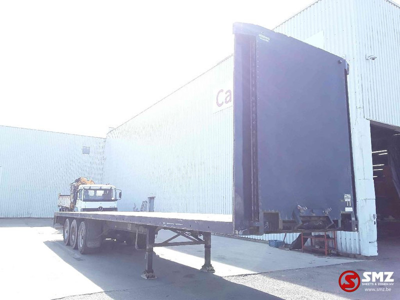 Semi-remorque plateau Floor Oplegger tambours/trommel: photos 1