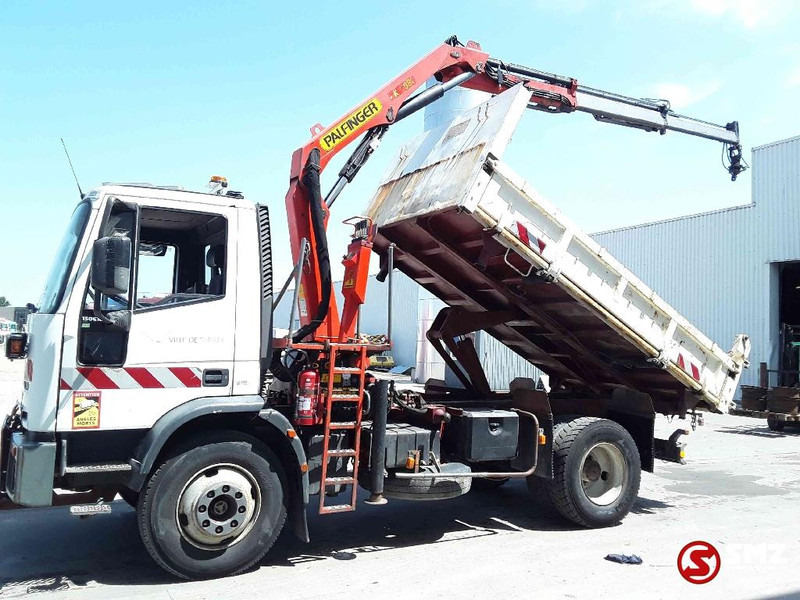Camion benne, Camion grue Iveco Eurocargo 150 E 18 120000km manual pump: photos 5