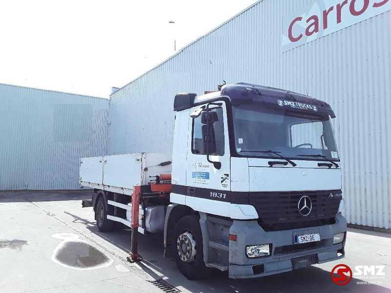 Mercedes-Benz Actros 1831 165000km lames - Camion plateau: photos 1 Mercedes-Benz Actros 1831 165000km lames - Camion plateau: photos 1