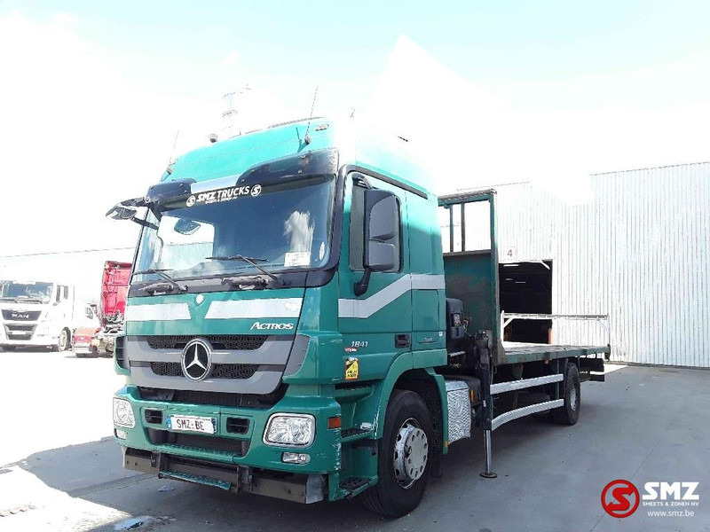 Mercedes-Benz Actros 1841 - Camion plateau, Camion grue: photos 3 Mercedes-Benz Actros 1841 - Camion plateau, Camion grue: photos 3