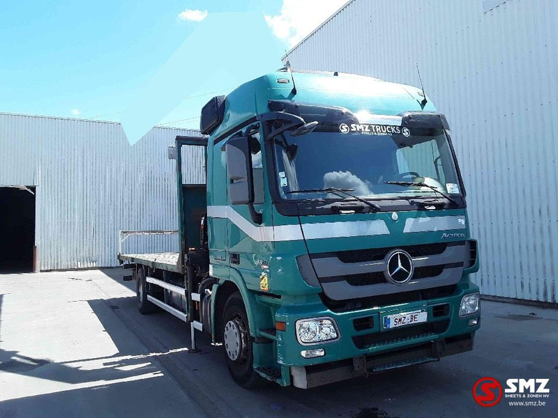 Mercedes-Benz Actros 1841 - Camion plateau, Camion grue: photos 1 Mercedes-Benz Actros 1841 - Camion plateau, Camion grue: photos 1