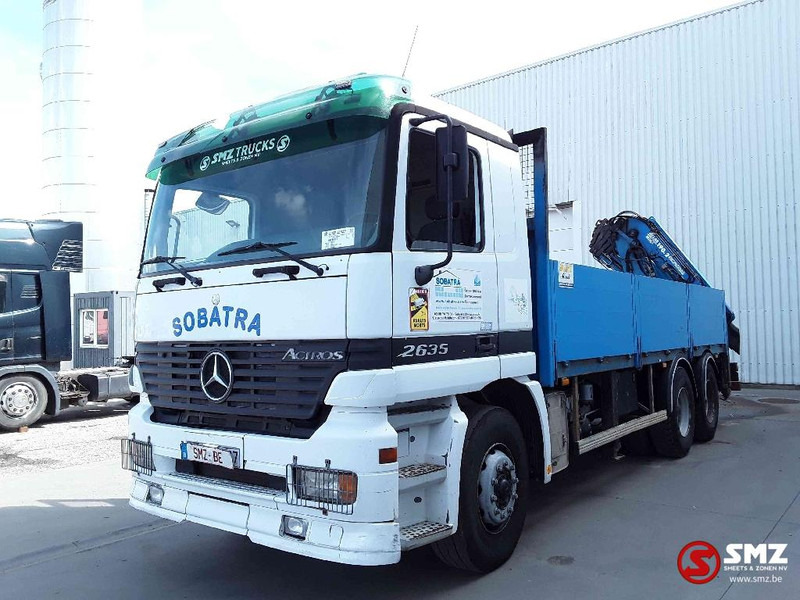 Mercedes-Benz Actros 2635 Atlas Ak190.2A5 - Camion plateau, Camion grue: photos 3 Mercedes-Benz Actros 2635 Atlas Ak190.2A5 - Camion plateau, Camion grue: photos 3