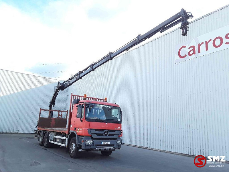 Mercedes-Benz Actros 2641 HIAB 166 ES_5 + remote - Camion plateau, Camion grue: photos 1 Mercedes-Benz Actros 2641 HIAB 166 ES_5 + remote - Camion plateau, Camion grue: photos 1