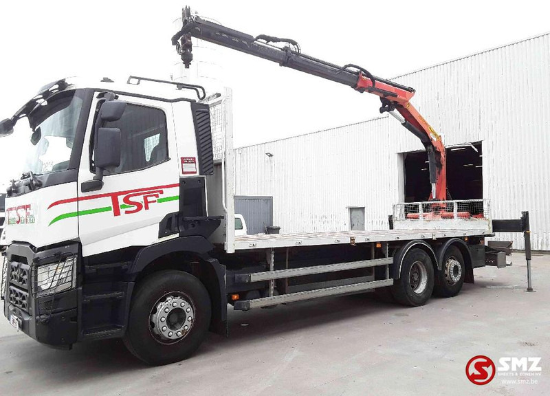 Renault C 430 palfinger pk 1001 remote - Camion plateau, Camion grue: photos 5 Renault C 430 palfinger pk 1001 remote - Camion plateau, Camion grue: photos 5