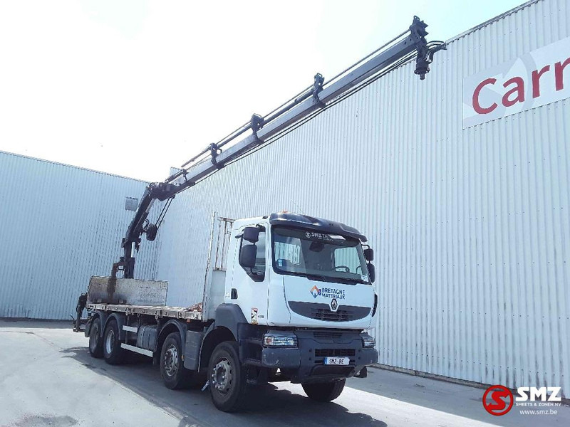 Renault Kerax 430 hiab 211 /4 +remote - Camion plateau, Camion grue: photos 1 Renault Kerax 430 hiab 211 /4 +remote - Camion plateau, Camion grue: photos 1
