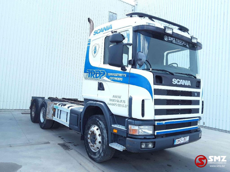 Scania 164 L 480 zijschade/side dammage - Châssis cabine: photos 1 Scania 164 L 480 zijschade/side dammage - Châssis cabine: photos 1