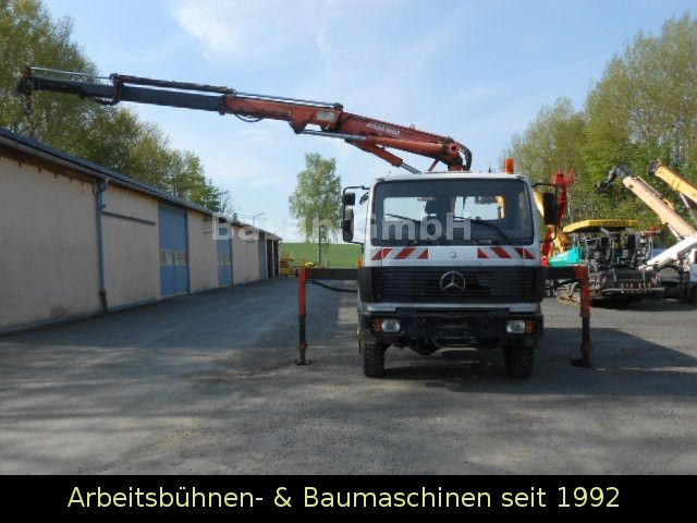 Mercedes-Benz MB 1717 AK Kipper Allrad mit Kran Atlas 100.1 - Camion benne, Camion grue: photos 5 Mercedes-Benz MB 1717 AK Kipper Allrad mit Kran Atlas 100.1 - Camion benne, Camion grue: photos 5
