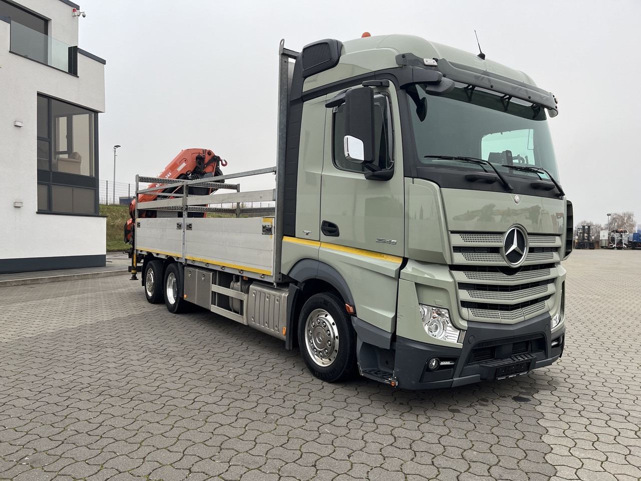 Mercedes-Benz Actros 2545 6x2 EFFER Atlas 265-A6 Lenk- Liftachse - Camion plateau, Camion grue: photos 2 Mercedes-Benz Actros 2545 6x2 EFFER Atlas 265-A6 Lenk- Liftachse - Camion plateau, Camion grue: photos 2