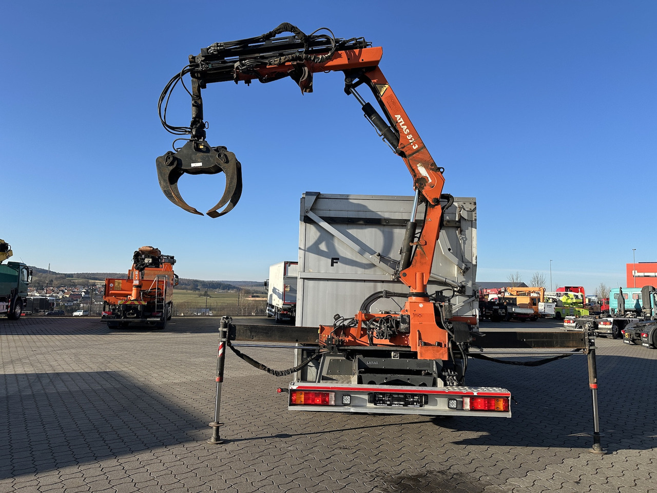 Mercedes-Benz Atego 1529 4x2  Atlas 57.3-A2   Kadaverkipper - Camion grue, Camion benne: photos 3 Mercedes-Benz Atego 1529 4x2  Atlas 57.3-A2   Kadaverkipper - Camion grue, Camion benne: photos 3