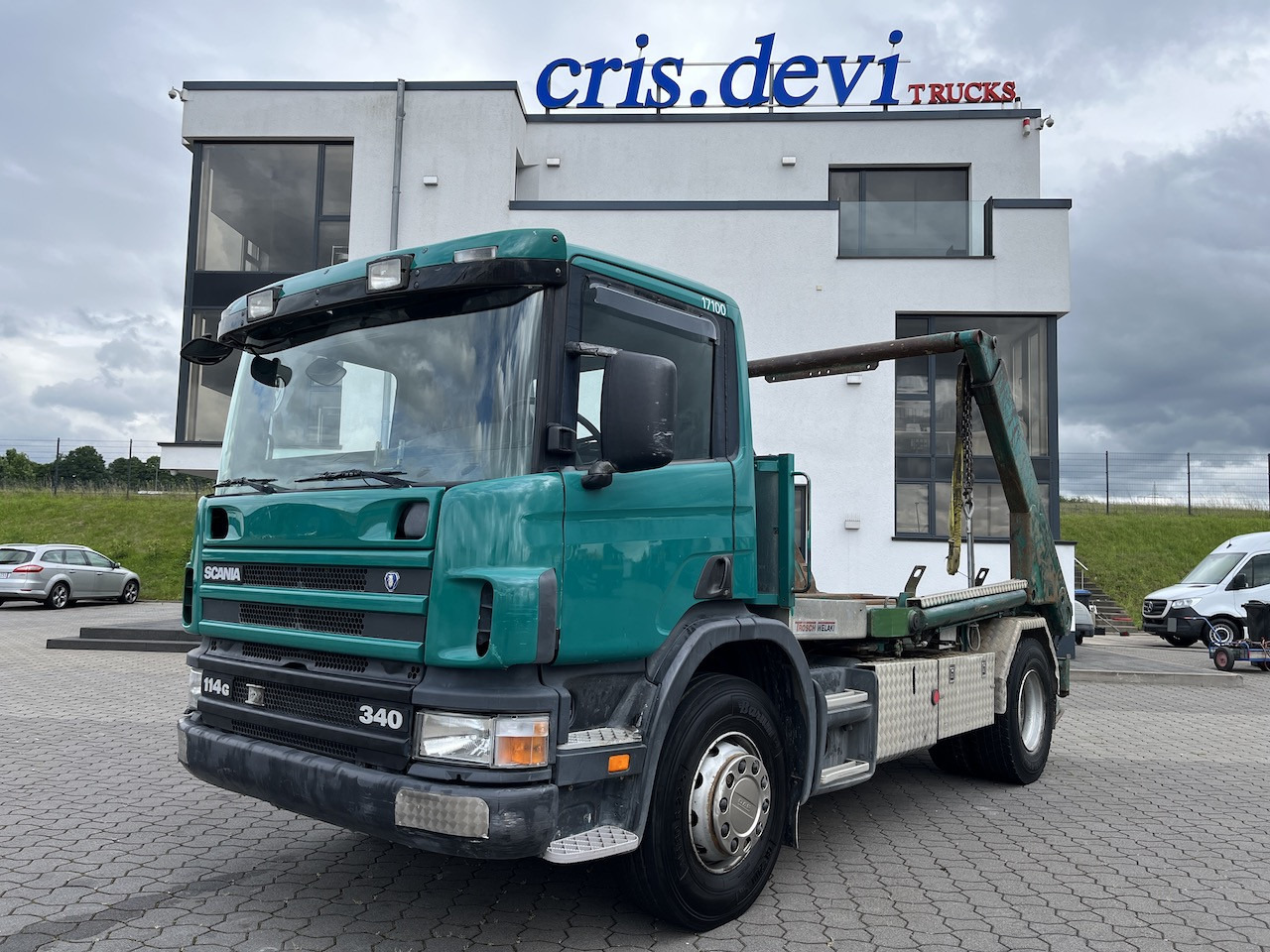 Scania P114 340 4x2 Trösch Absetzkipper Retarder AHK - Camion multibenne: photos 1 Scania P114 340 4x2 Trösch Absetzkipper Retarder AHK - Camion multibenne: photos 1