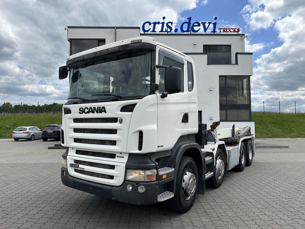 Scania R 400 8x4 Silosteller M Tec - Camion ampliroll: photos 1 Scania R 400 8x4 Silosteller M Tec - Camion ampliroll: photos 1