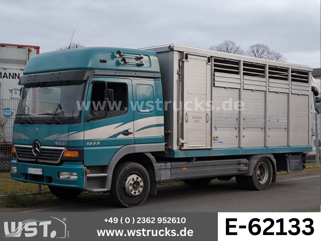 Mercedes-Benz Atego 1223 1 Stock Hohe Gitter Viehtransporter - Camion chevaux: photos 1 Mercedes-Benz Atego 1223 1 Stock Hohe Gitter Viehtransporter - Camion chevaux: photos 1