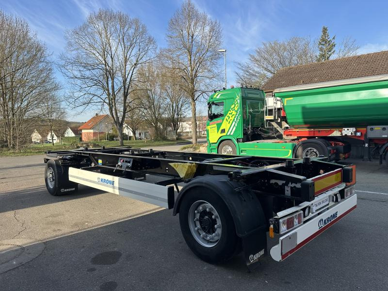Krone 10 x Jumbo Lafette deutsche Anh. TÜV NEU! 10 x Jumbo Lafette deutsche Anh. TÜV NEU! - Remorque porte-conteneur/ Caisse mobile: photos 3 Krone 10 x Jumbo Lafette deutsche Anh. TÜV NEU! 10 x Jumbo Lafette deutsche Anh. TÜV NEU! - Remorque porte-conteneur/ Caisse mobile: photos 3